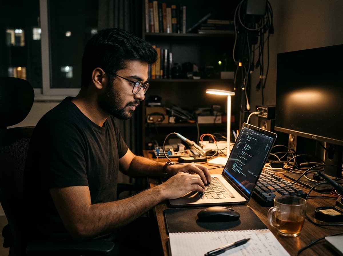 Full stack developer workspace and backend code development